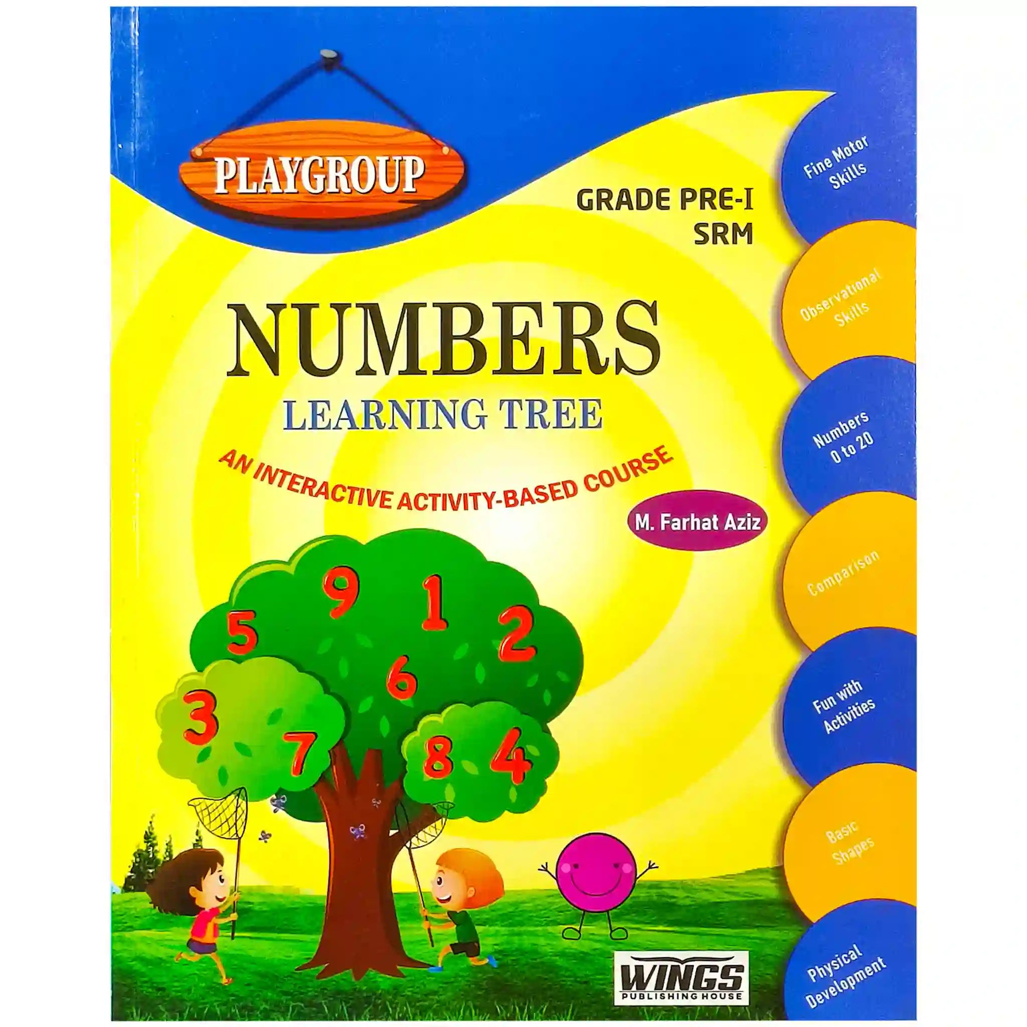 Numbers Learning Tree Class Playgroup Wings Publisher - Saleemi Book Depot in pakistan