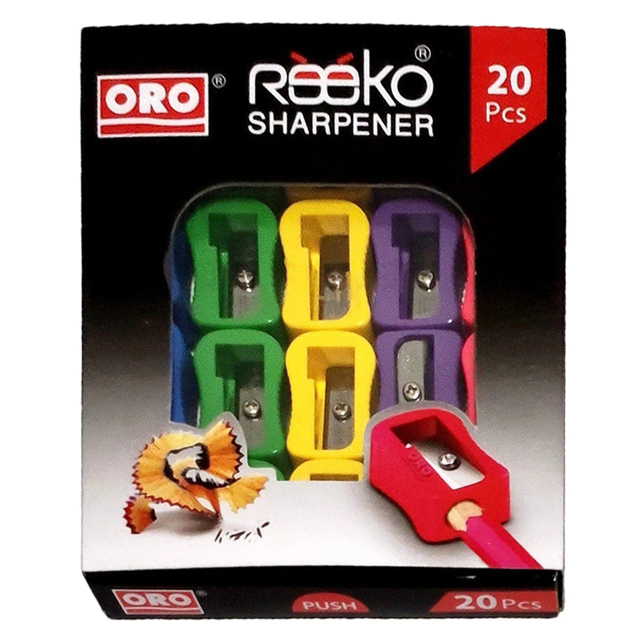 ORO Sharpener Reeko Art No 601 20pcs - Saleemi Book Depot in pakistan
