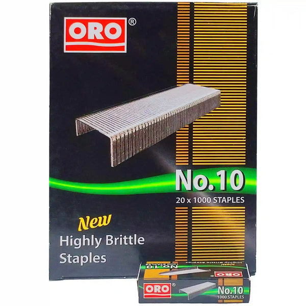 ORO Stapler Pin 10 541o piece - Saleemi Book Depot in pakistan