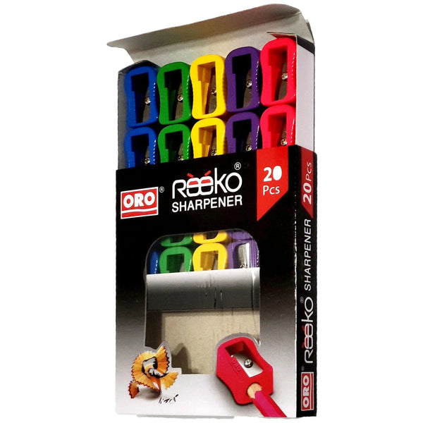 ORO Sharpener Reeko Art No 601 20pcs - Saleemi Book Depot