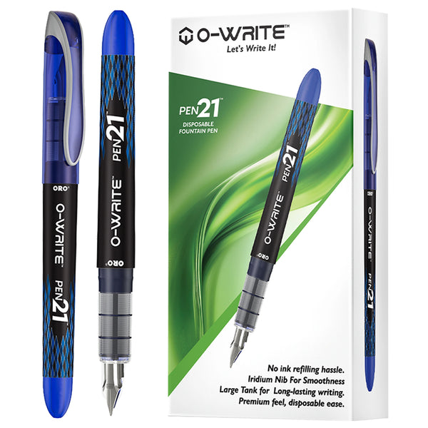 Oro 0-Write Fountain Pen Art No 21 - Saleemi Book Depot 