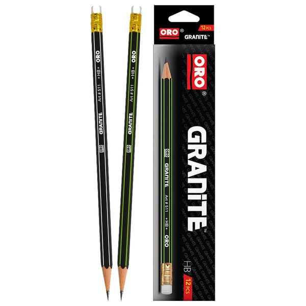 Oro Pencil GRANITE Art 511 12pcs - Saleemi Book Depot