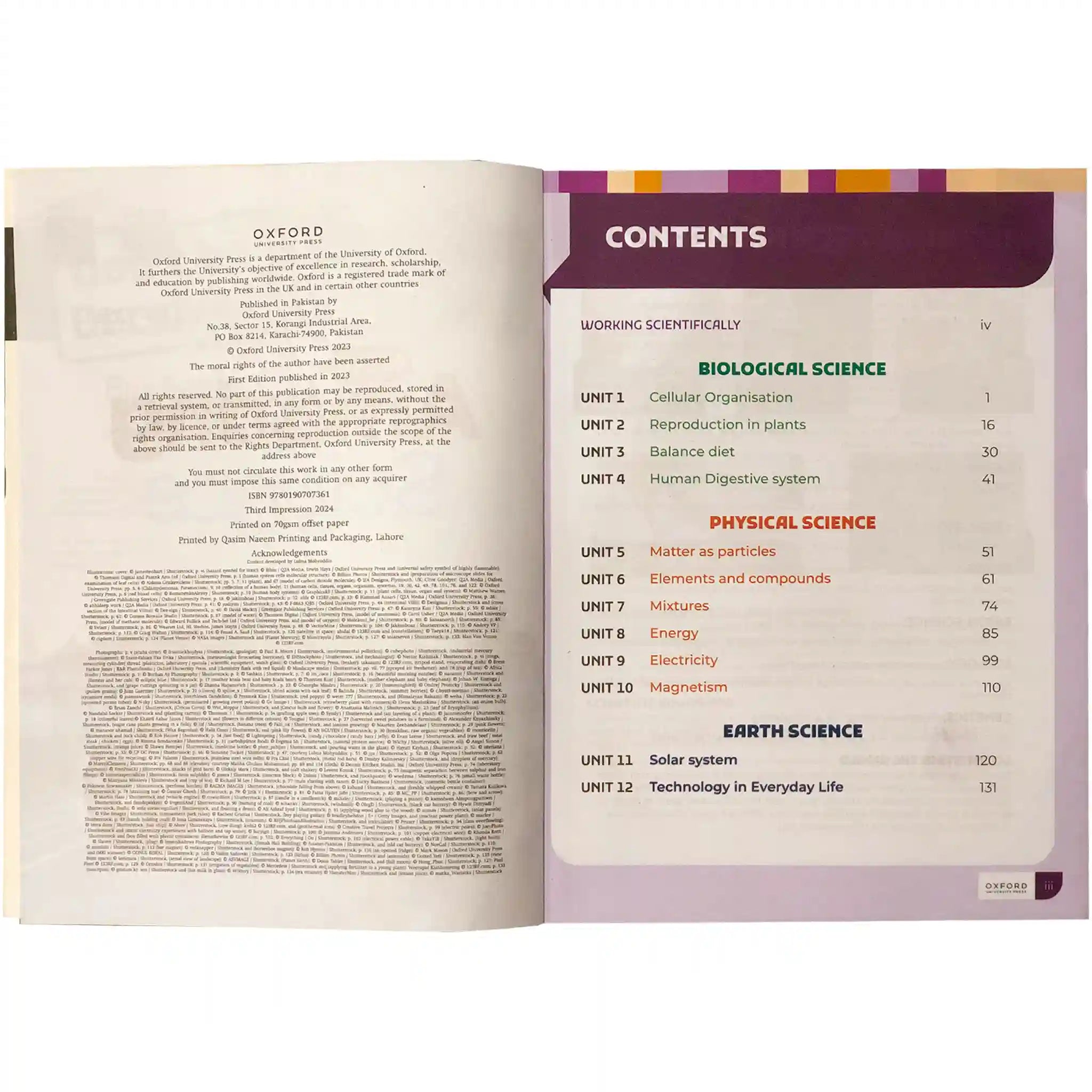Oxford Amazing Science 6 - Saleemi Book Depot in pakistan