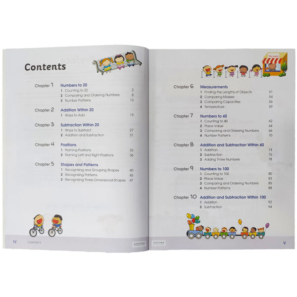 Oxford Primary Mathematics Students Course Book 1 - Saleemi Book Depot 
