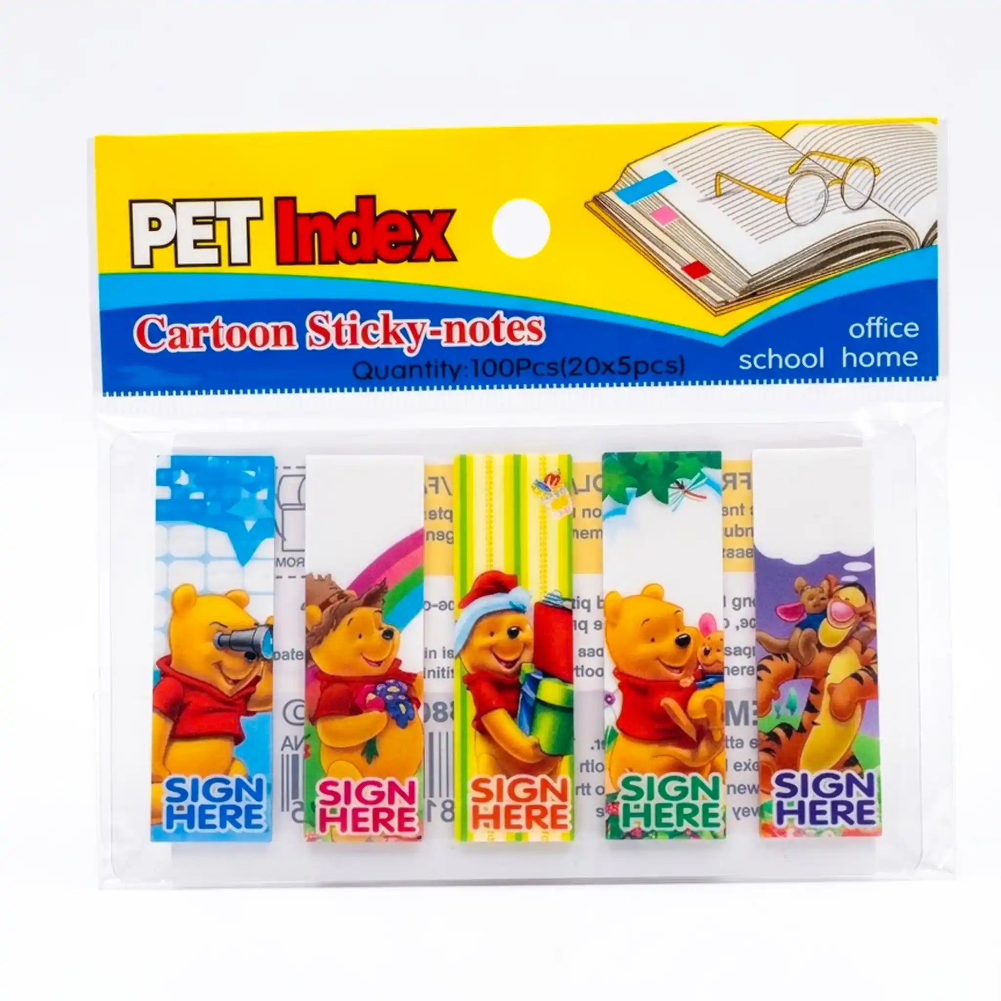 PET Index Cartoon Sticky-Notes - Saleemi Book Depot in pakistan