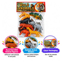 Pack of Wild Animals for Kids