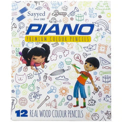 Piano 12 Colour Premium Card - Saleemi Book Depot in pakistan