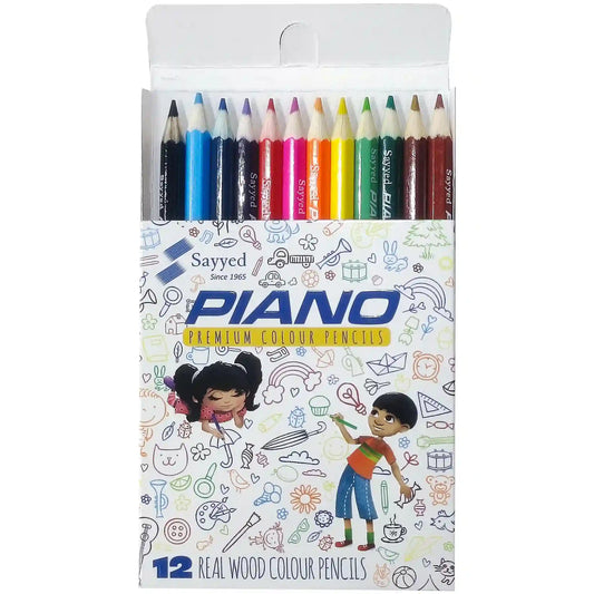 Piano 12 Colour Premium Card - Saleemi Book Depot in pakistan