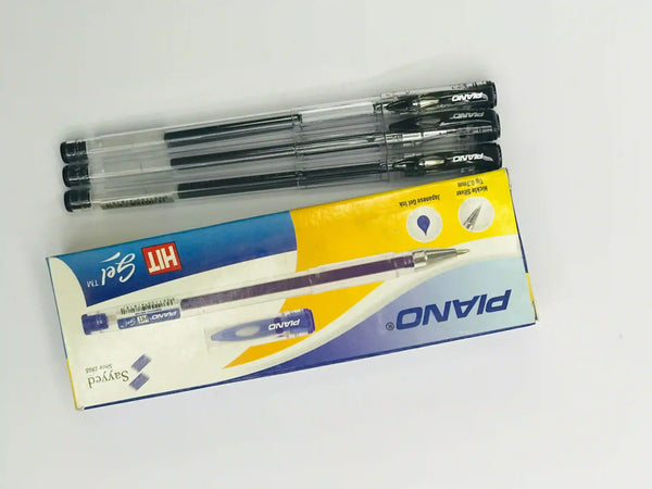Piano Hit Gel Ball Pens 10Pcs Box - Saleemi Book Depot in pakistan
