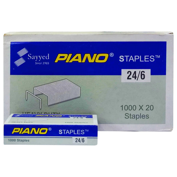 Piano Stapler Pin 24/6 Piece - Saleemi Book Depot in pakistan