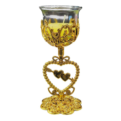 Plastic Golden Heart Candelabra - Saleemi Book Depot in pakistan