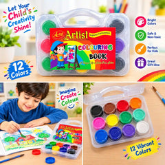 Poster Colour Artist Plastic Box 12 Pcs