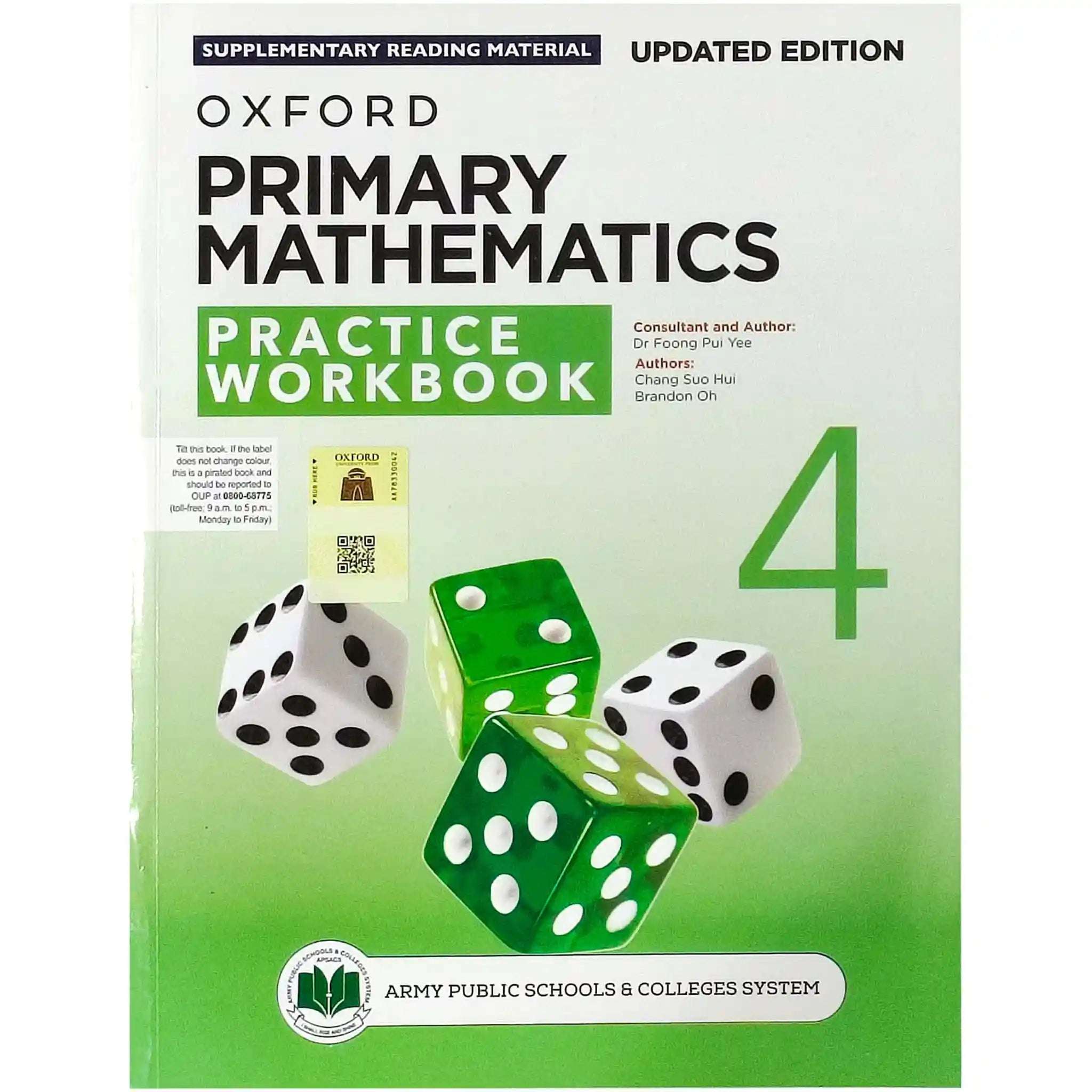 Primary Math 4 Practice WorkBook Oxford APS - Saleemi Book Depot 