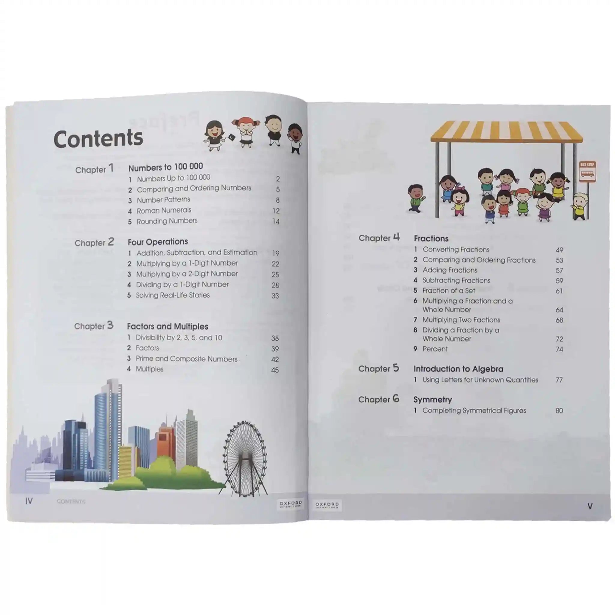 Primary Math Student Course Book 4 Oxford APS - Saleemi Book Depot 