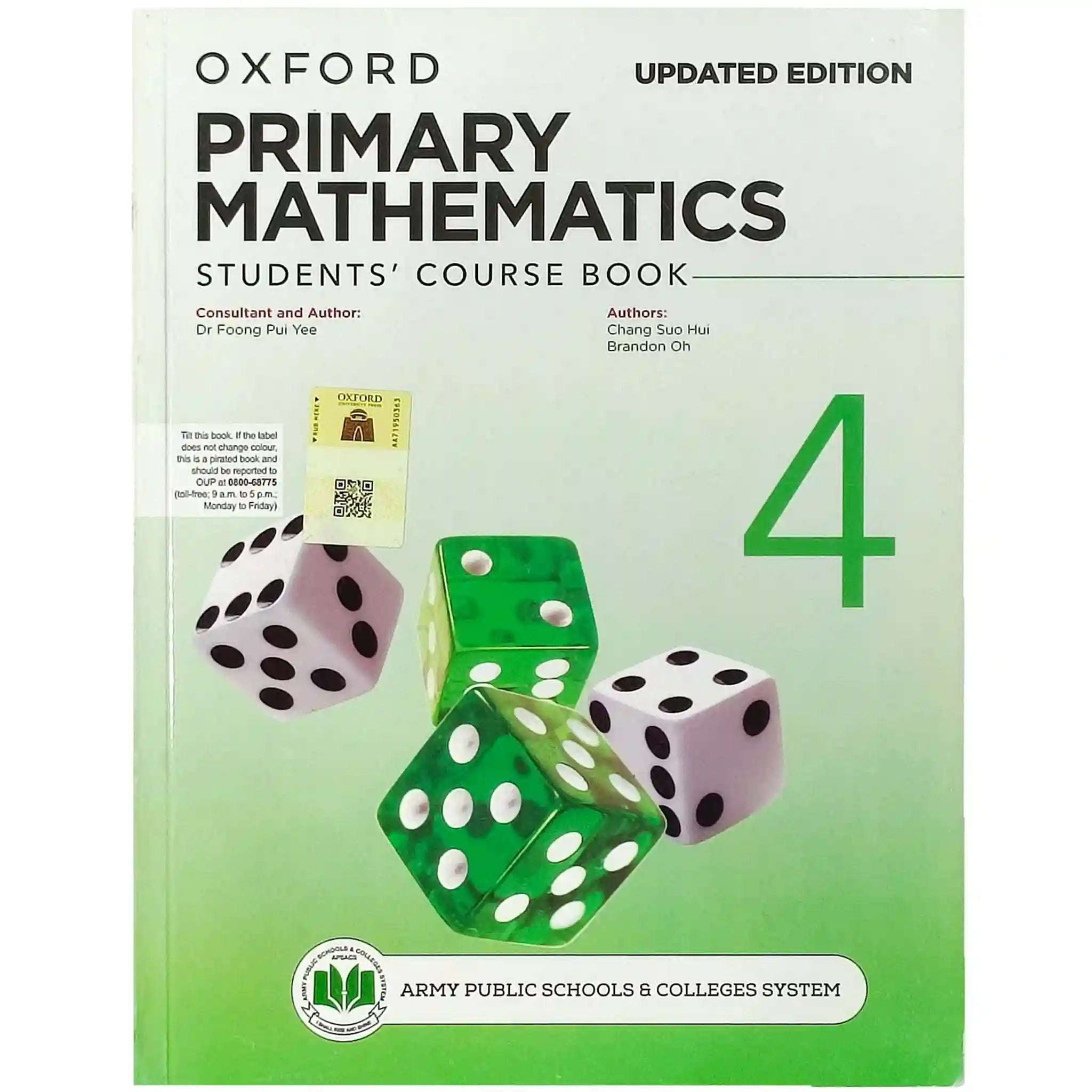 Primary Math Student Course Book 4 Oxford APS - Saleemi Book Depot 