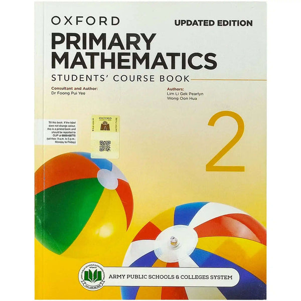 Primary Math Student Course Book 2 Oxford APS