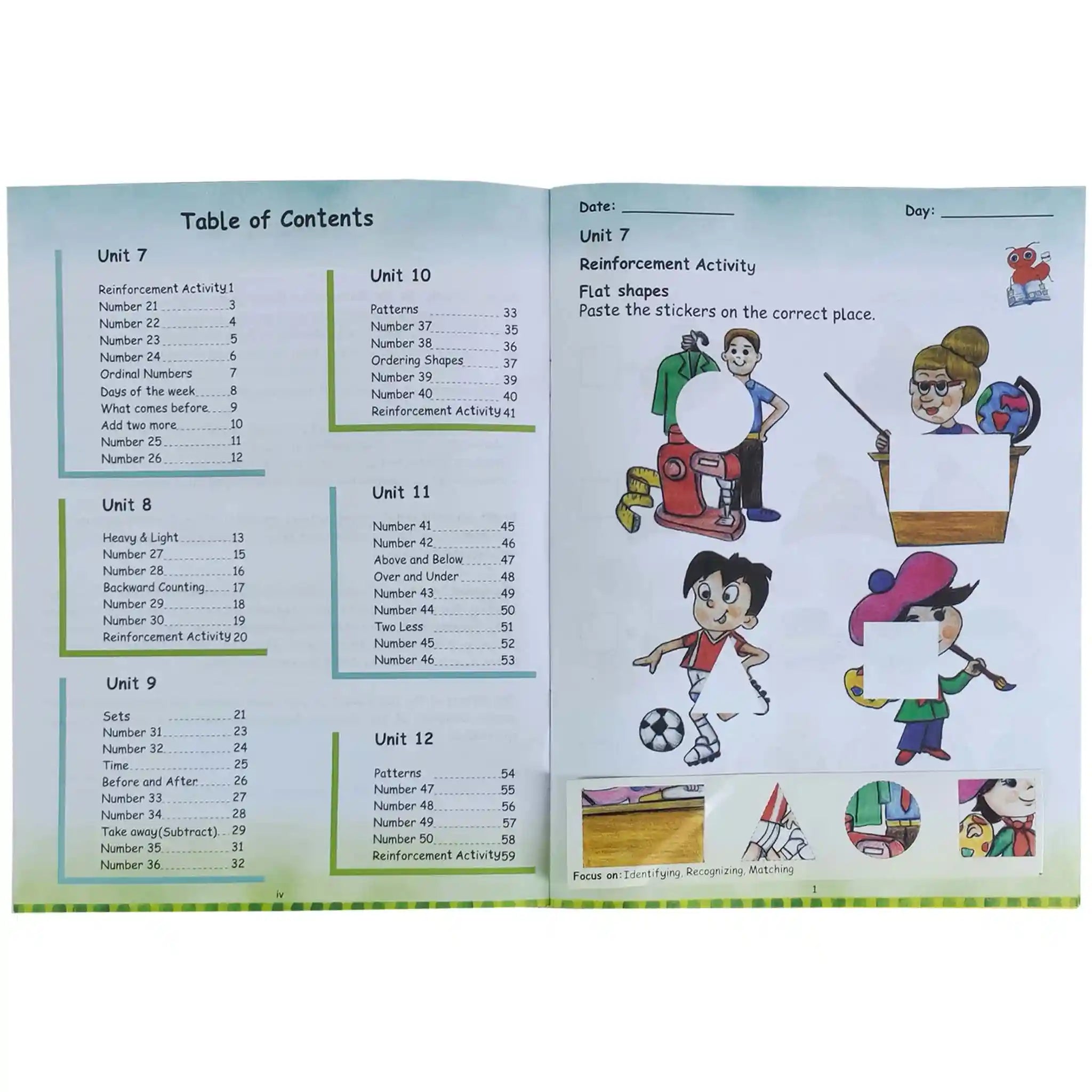 Ready Steady Go Math KG Second Term Aps - Saleemi Book Depot in pakistan