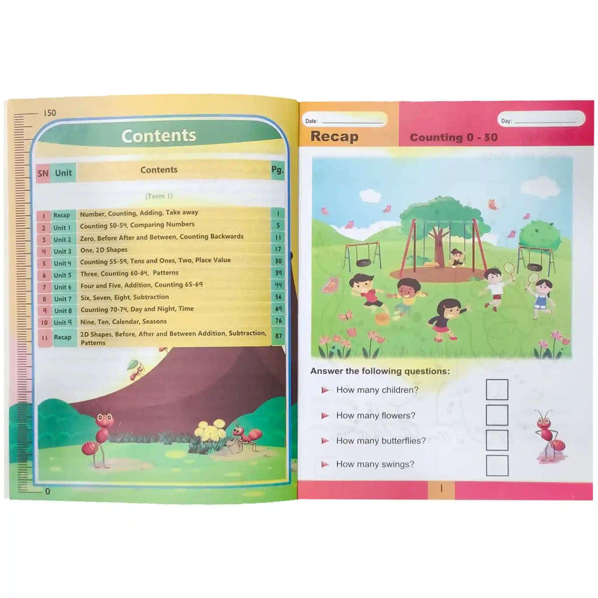 Ready Steady Go Math Pre1 1st Term 5th Edition APS - Saleemi Book Depot 