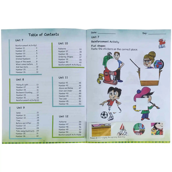 Ready Steady Go Math KG Second Term Aps - Saleemi Book Depot