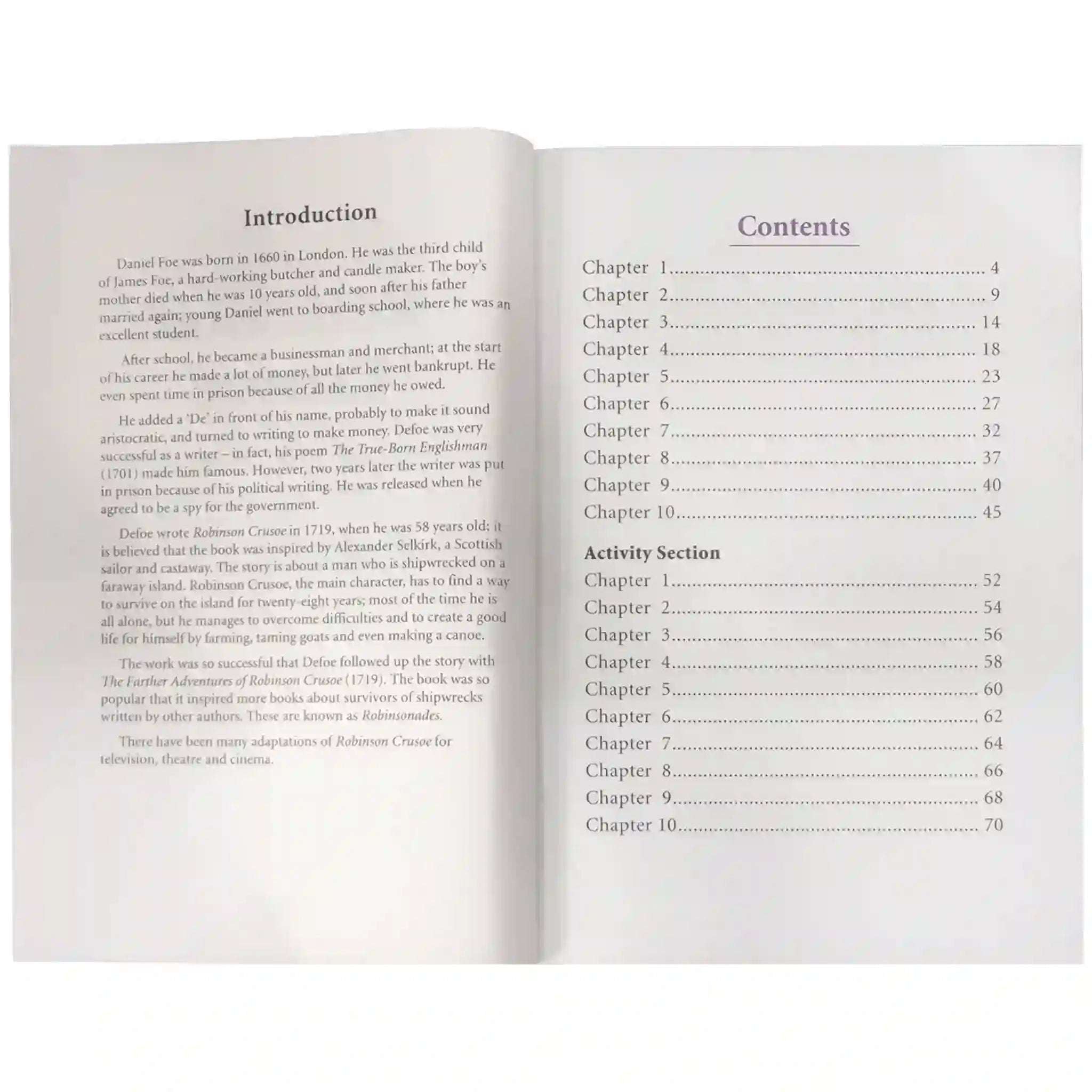 Robinson Crusoe Book Pack W/CD (PAK ED) APSACS - Saleemi Book Depot 