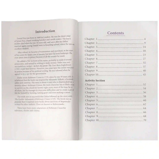 Robinson Crusoe Book Pack W/CD (PAK ED) APSACS - Saleemi Book Depot 