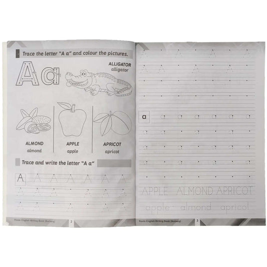 Roots English Nursery Workbook Age 4+ SRM Pre 1 - Saleemi Book Depot 