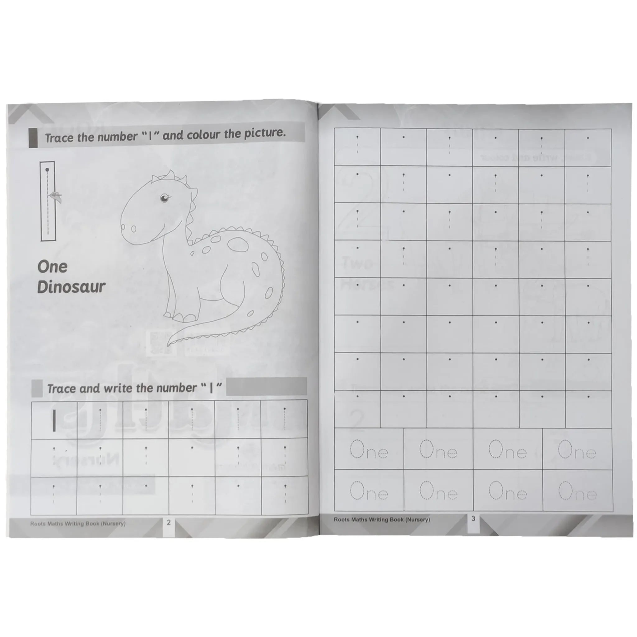 Roots Math Nursery Workbook Age 4+ SRM Pre 1 - Saleemi Book Depot 