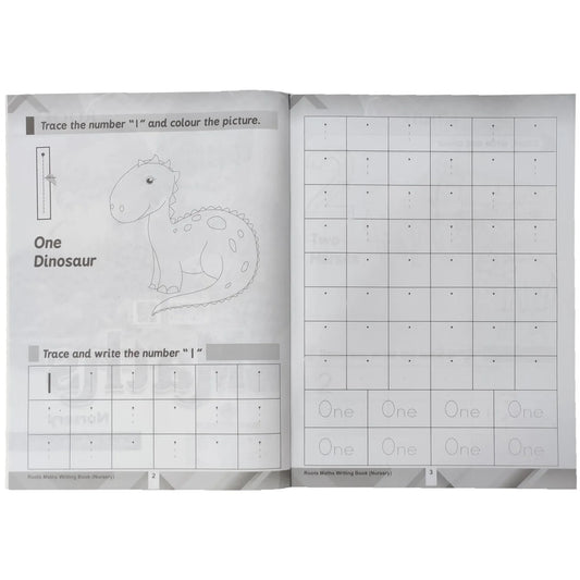 Roots Math Nursery Workbook Age 4+ SRM Pre 1 - Saleemi Book Depot 
