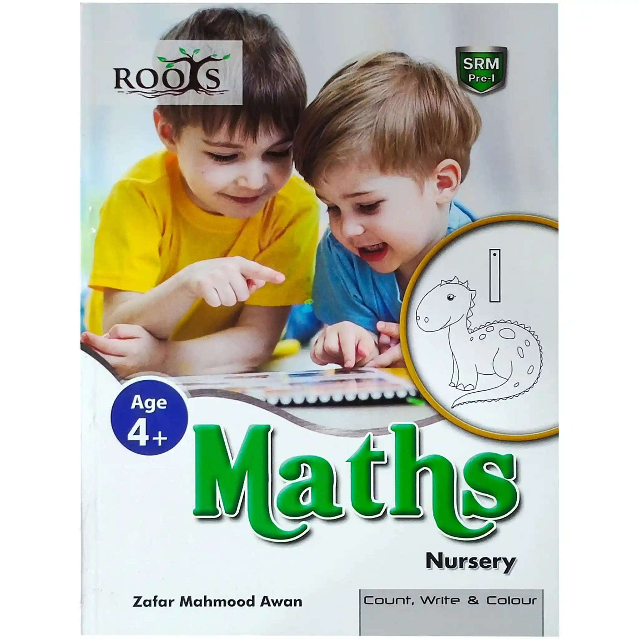 Roots Math Nursery Workbook Age 4+ SRM Pre 1 - Saleemi Book Depot 