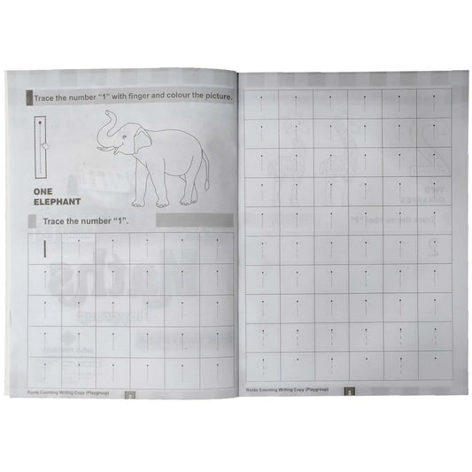 Roots Math Playgroup Workbook Age 3+ SRM Pre 1 - Saleemi Book Depot 