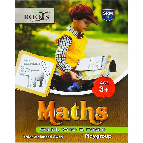 Roots Math Playgroup Workbook Age 3+ SRM Pre 1 - Saleemi Book Depot 