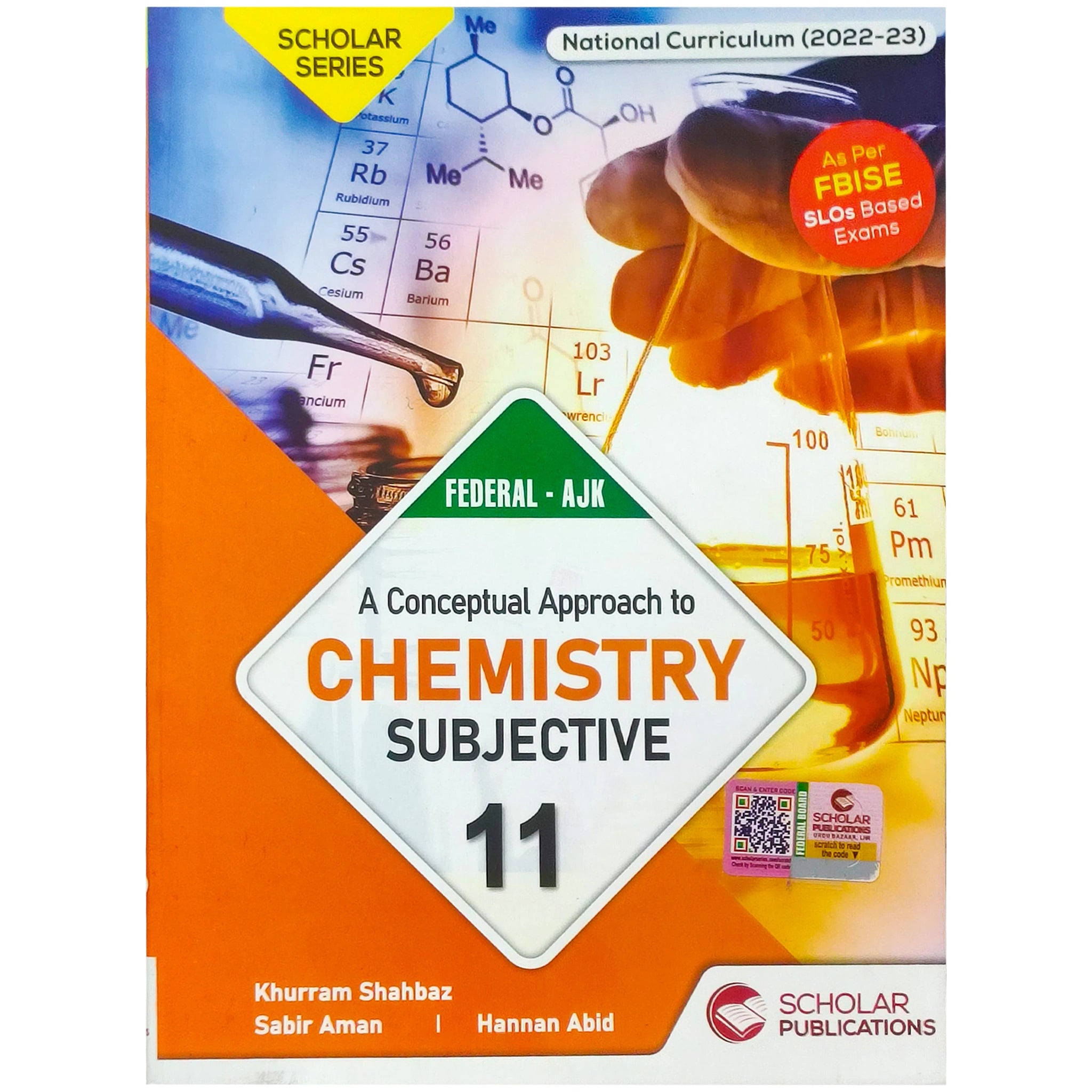 Scholar Chemistry 11 Subjective Federal - Saleemi Book Depot 