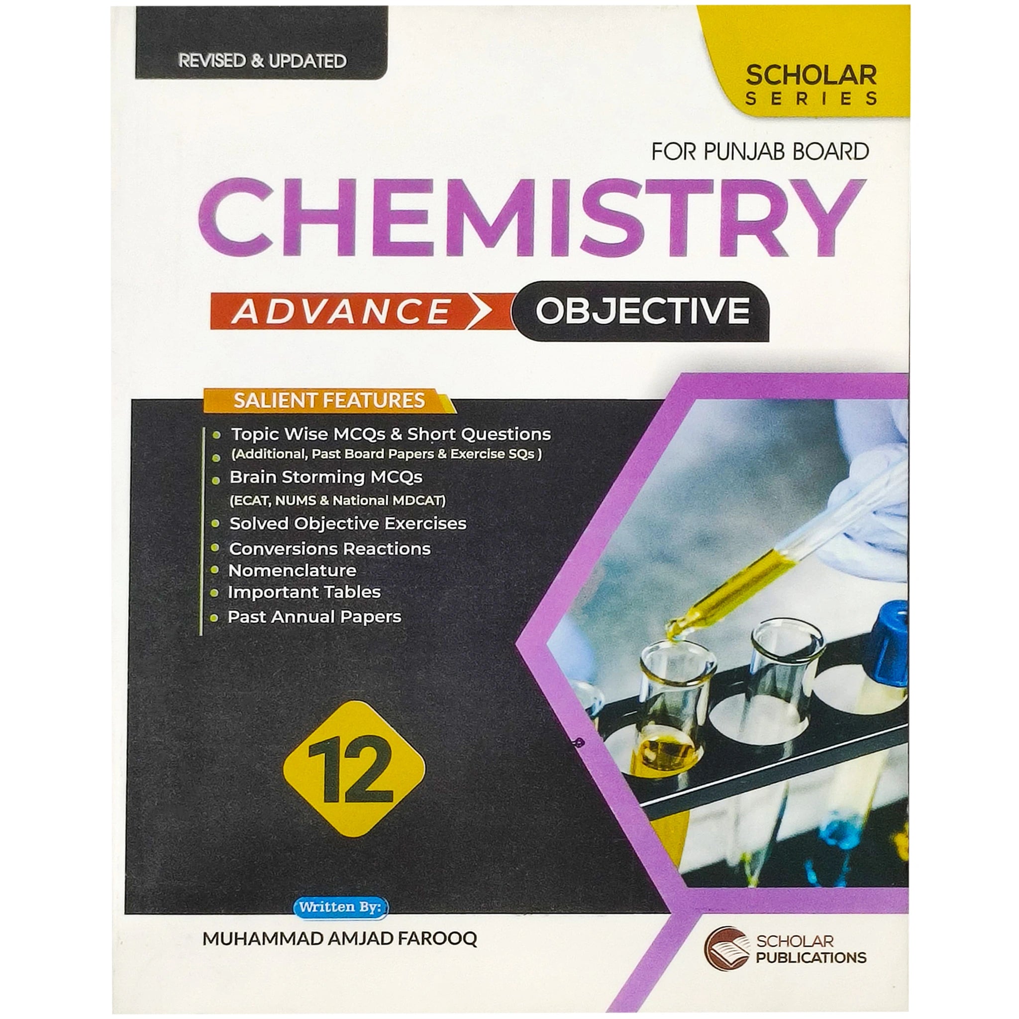 Scholar Chemistry Advanced Objective Guide 12 - Saleemi Book Depot 