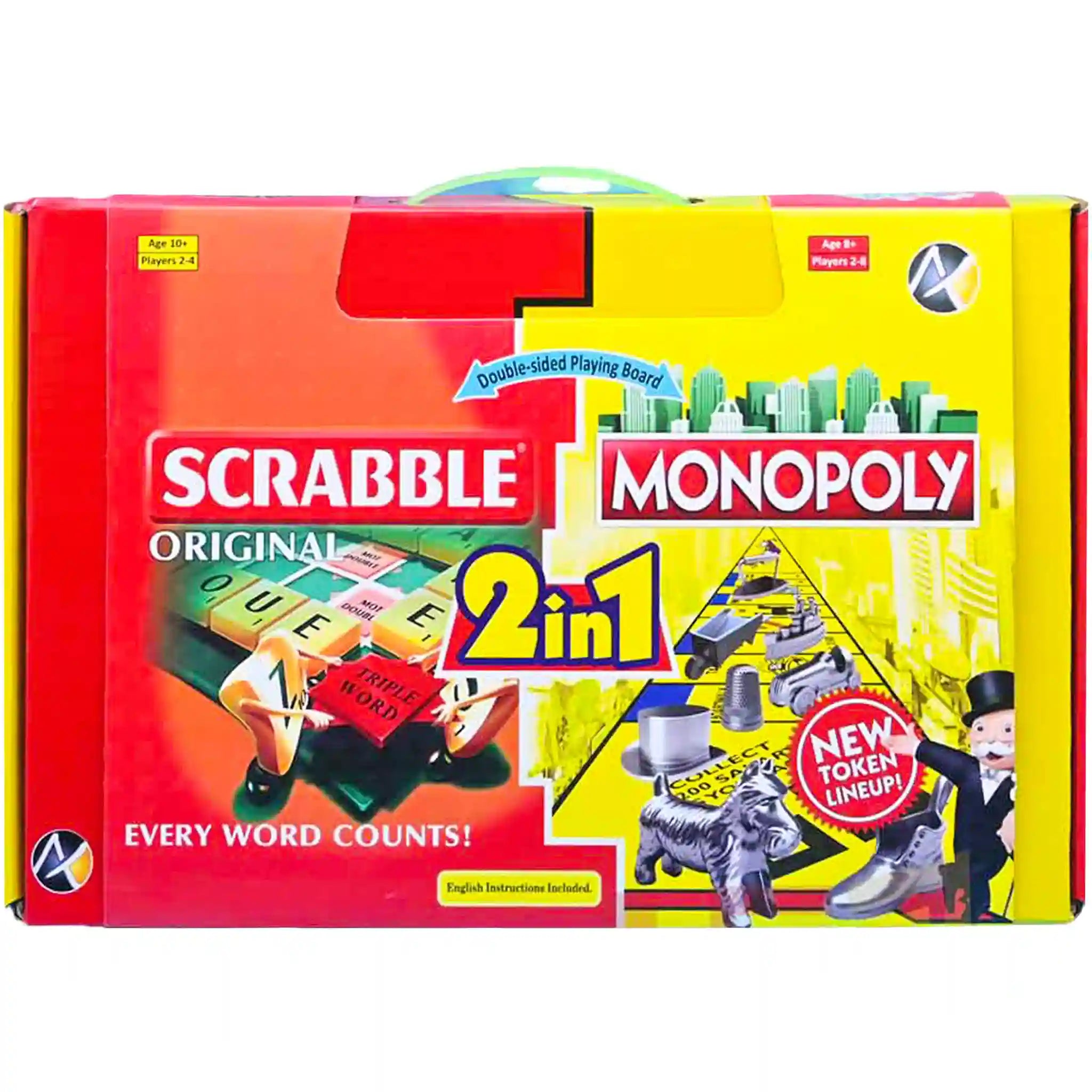 Scrabble And Monopoly 2 in 1 19924 - Saleemi Book Depot in pakistan