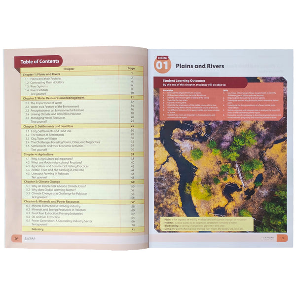 Secondary Geography For Pakistan For Grade 7 Book 2 Oxford - Saleemi Book Depot 