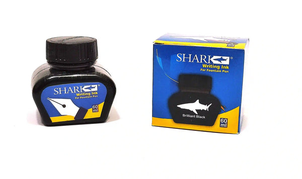 Shark Ink Black 60ml Pot - Saleemi Book Depot in pakistan