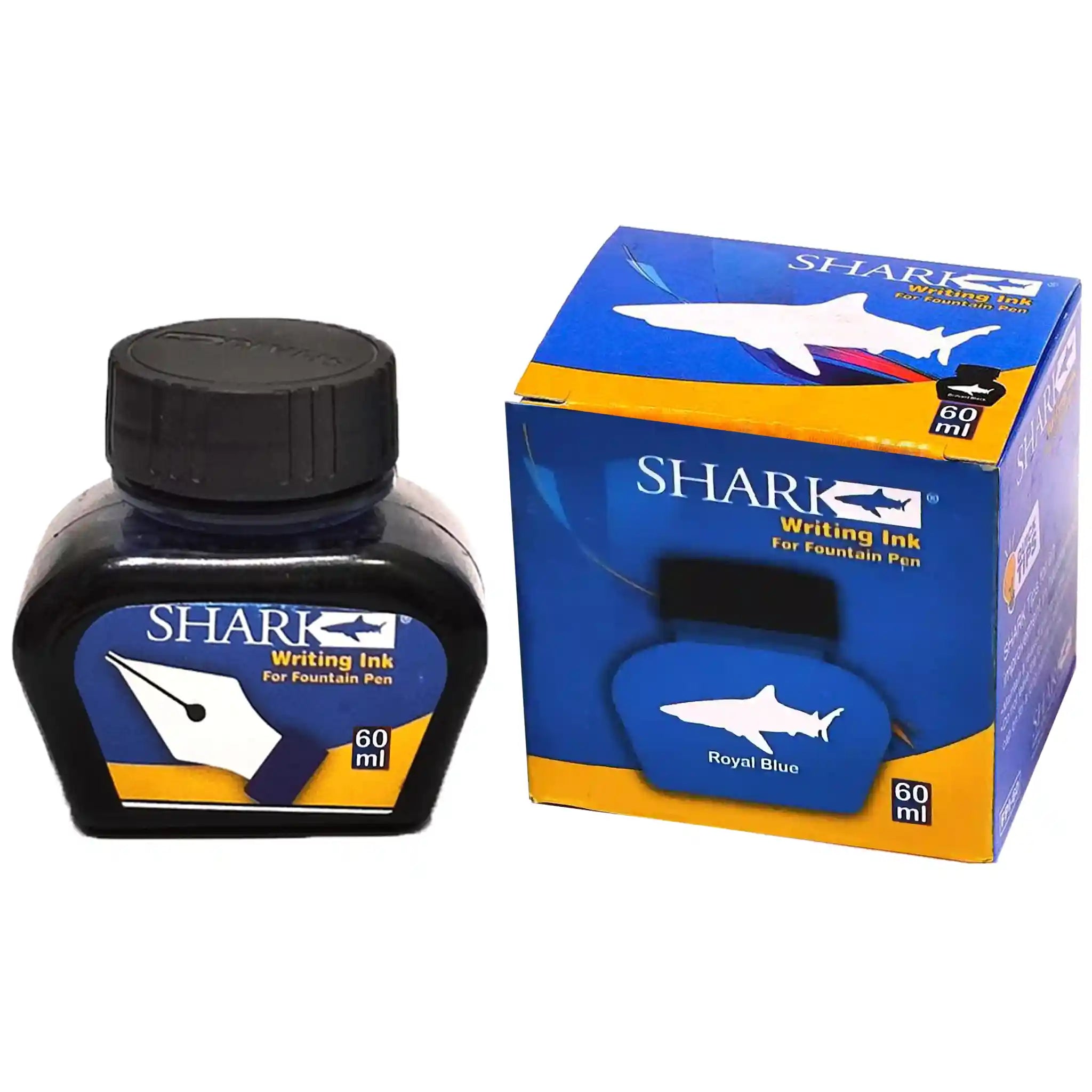 Shark Ink Black 60ml Pot - Saleemi Book Depot in pakistan