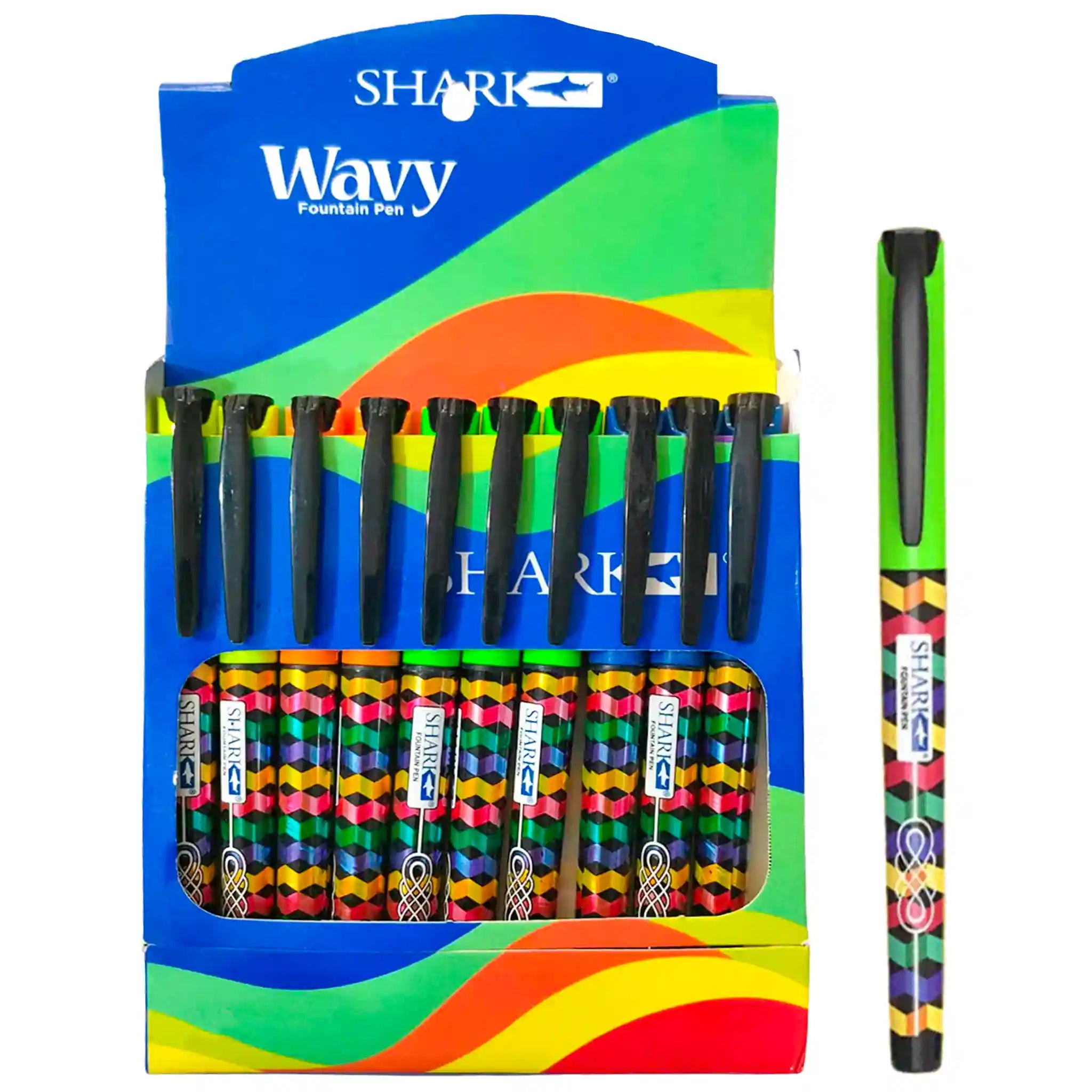 Shark Wavy Fountain Ink Pen - Saleemi Book Depot in pakistan