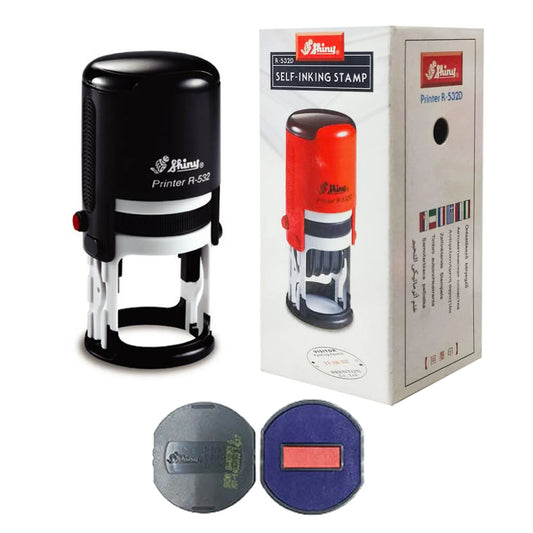 Shiny Printer Self Inking Stamp R-532 D Max - Saleemi Book Depot in pakistan