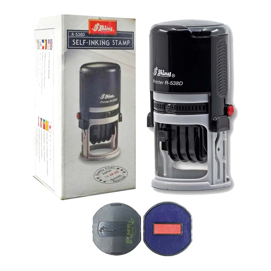Shiny Printer Self Inking Stamp R-538 D - Saleemi Book Depot in pakistan