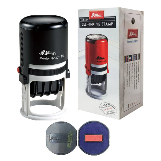 Shiny Printer Self Inking Stamp R-542 D - Saleemi Book Depot in pakistan