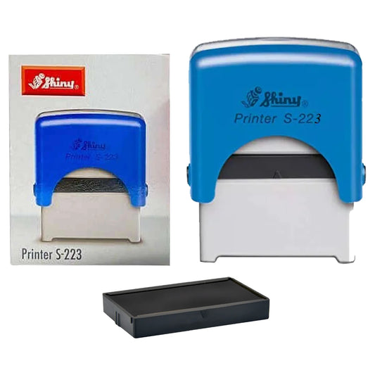 Shiny Printer Self Inking Stamp S-223 - Saleemi Book Depot in pakistan