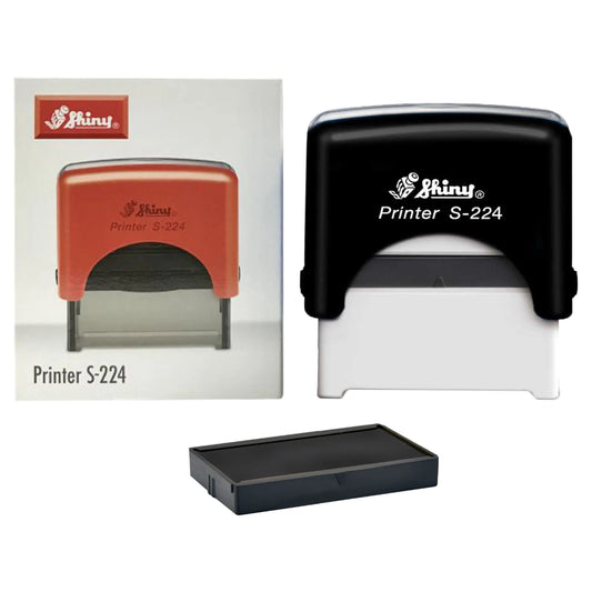 Shiny Printer Self Inking Stamp S-224 D - Saleemi Book Depot in pakistan