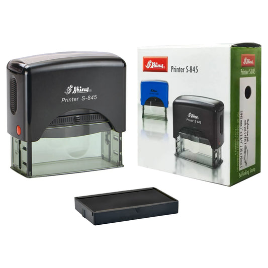 Shiny Printer Self Inking Stamp S-845 D - Saleemi Book Depot in pakistan