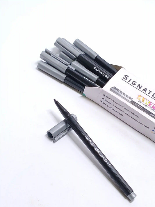 Signature Artist Fiber Tip Marker - Saleemi Book Depot in pakistan