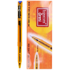 Signature Orenj Ball Points Box 10pcs - Saleemi Book Depot 