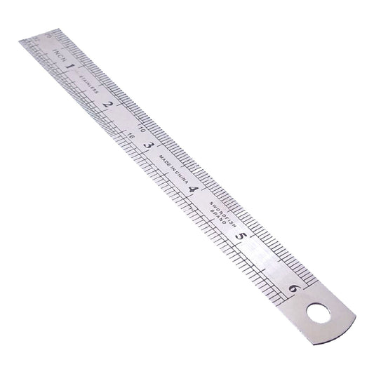 Stainless Steel Ruler 6"/15cm  05 - Saleemi Book Depot in pakistan