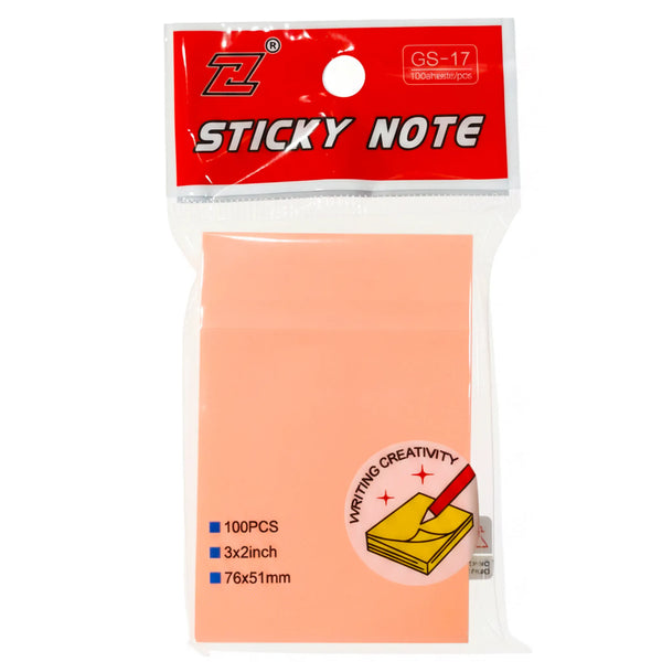 Sticky note, 5-color note GS-17 Pack