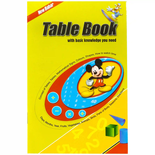 Table Book With General Knowledge Babar - Saleemi Book Depot in pakistan