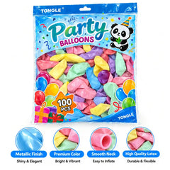 Tongle Party Balloons 100 PCS Pack